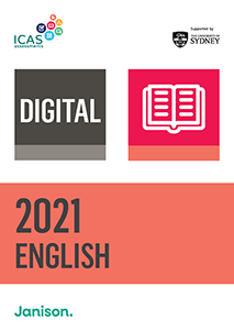 2021 ICAS Past Paper English cover